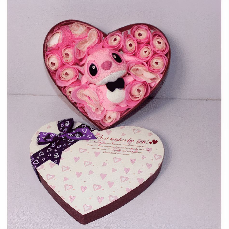 Peluche Angel douce amour coffret cadeau romantique