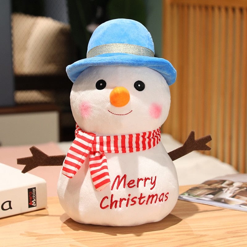 Peluche bonhomme de neige de noël