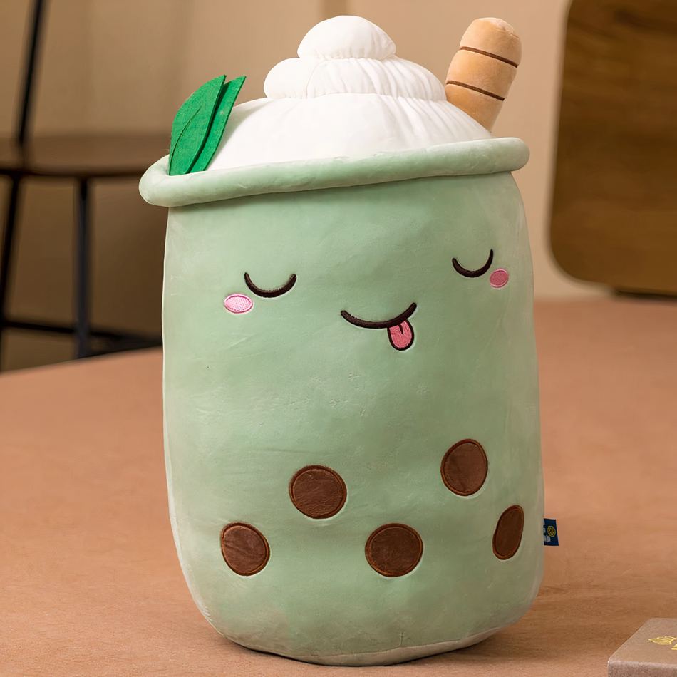 Peluche Bubble Tea coussin moelleux kawaii original