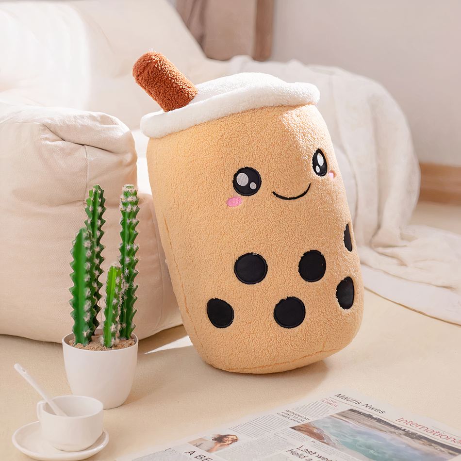 Peluche Bubble tea drôle mignonne enfant douce câline