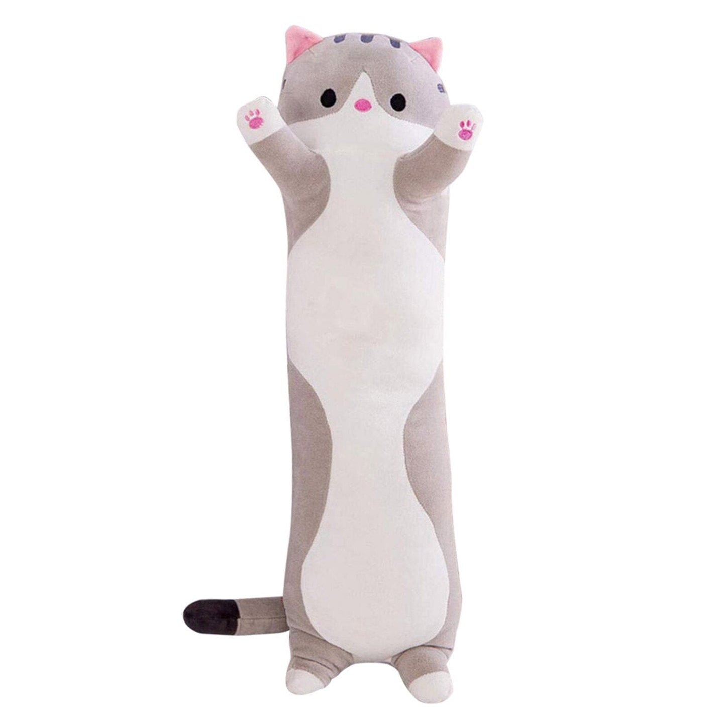 Peluche chat long aux petites pattes