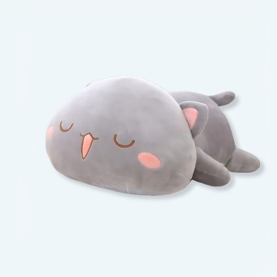 Peluche chat mignon langue dehors douce enfant jeu