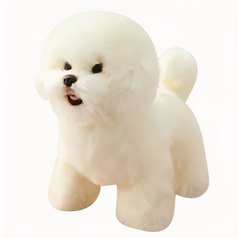 Peluche chien doux compagnon enfant chambre cosy
