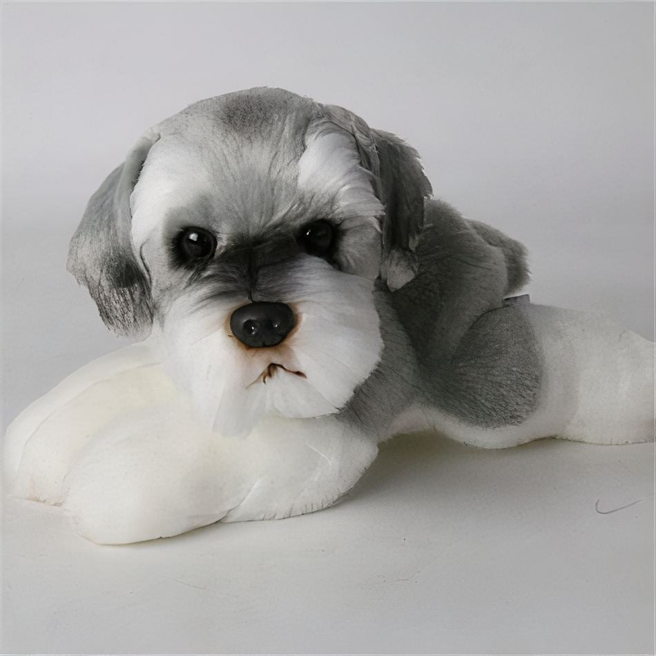 Peluche chien doux compagnon enfant chambre cosy