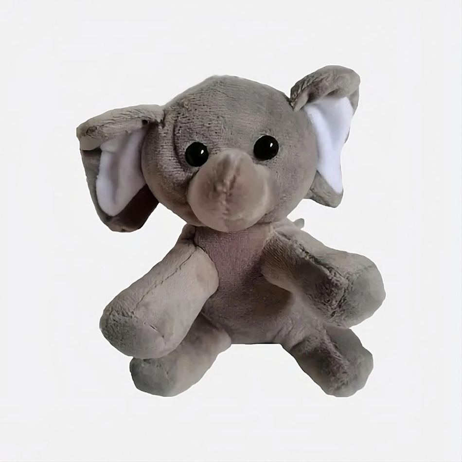 Peluche éléphant gris doux enfant câlin jungle