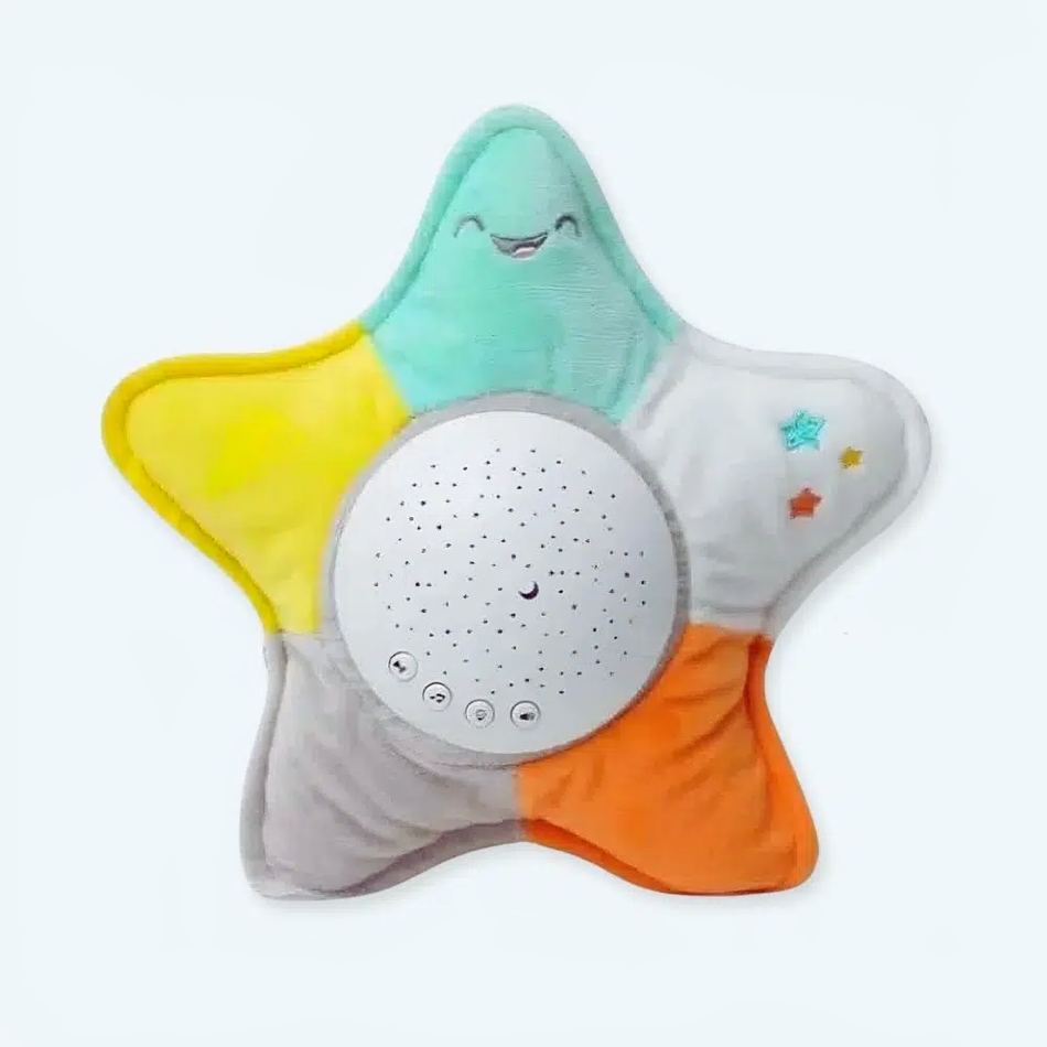 Peluche étoile souriante douce nuit enfant rêveur