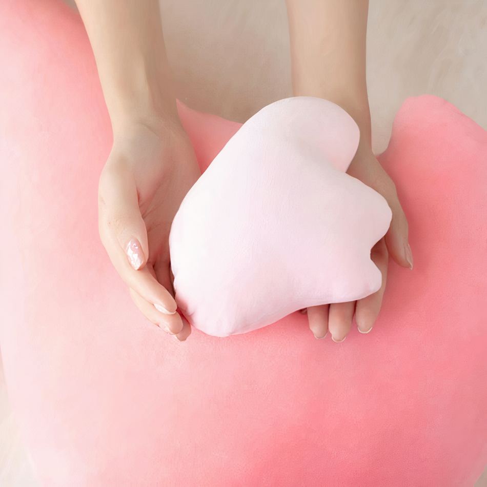 Peluche flamant rose clair doux oreiller câlin déco