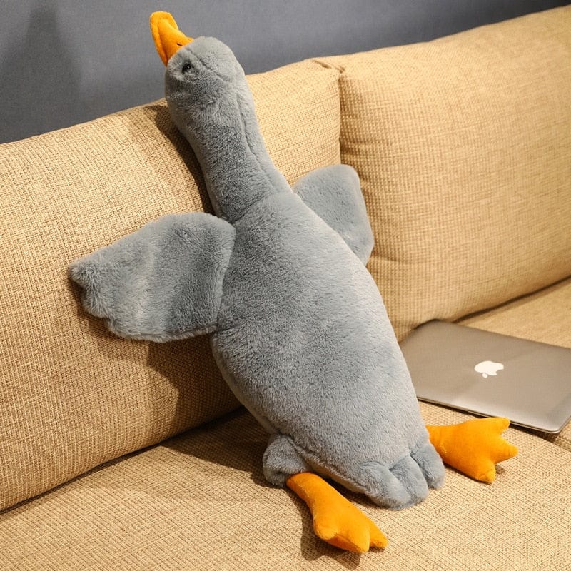 Peluche géante canard aux petites ailes