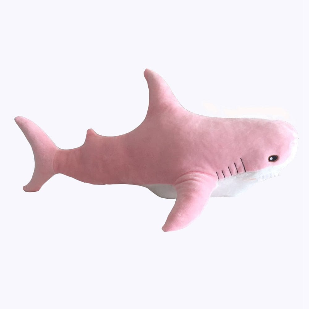 Peluche géante requin coloré aux belles dents