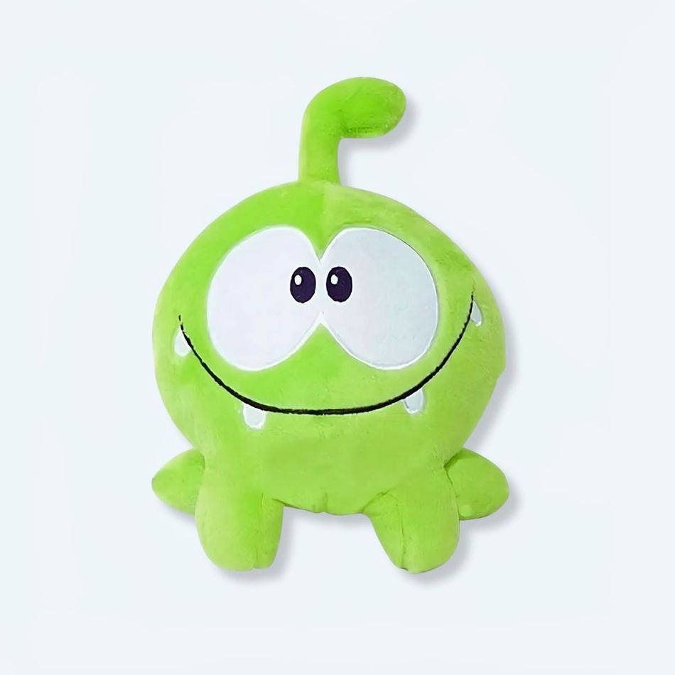Peluche grenouille Om Nom verte douce enfant câlin