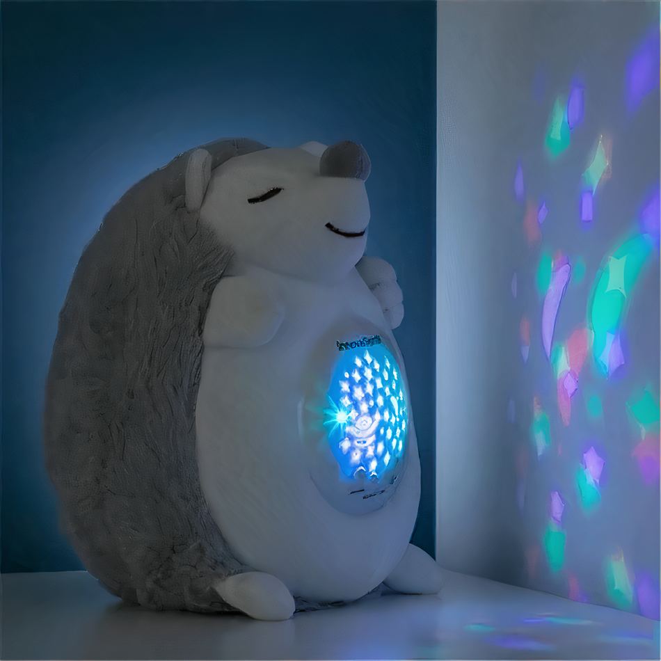 Peluche hérisson douce étoilée lumineuse chambre enfant