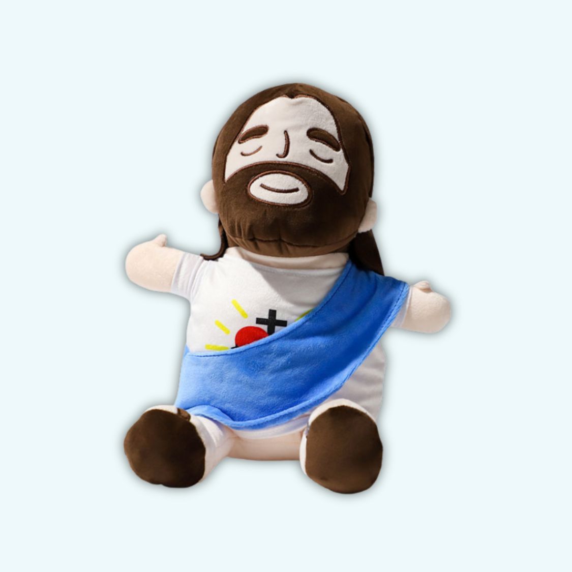 Peluche Jésus douce tissu respirant apaisant nuit