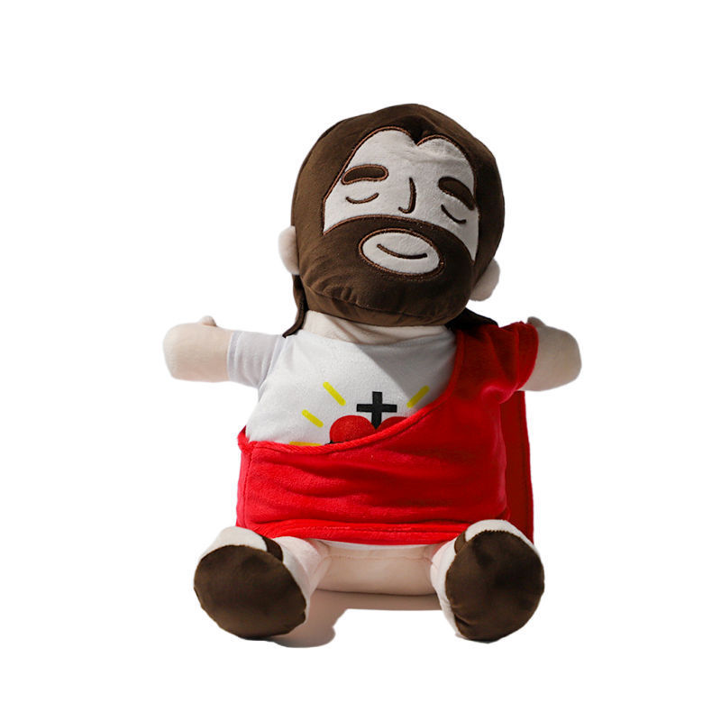 Peluche Jésus douce tissu respirant apaisant nuit