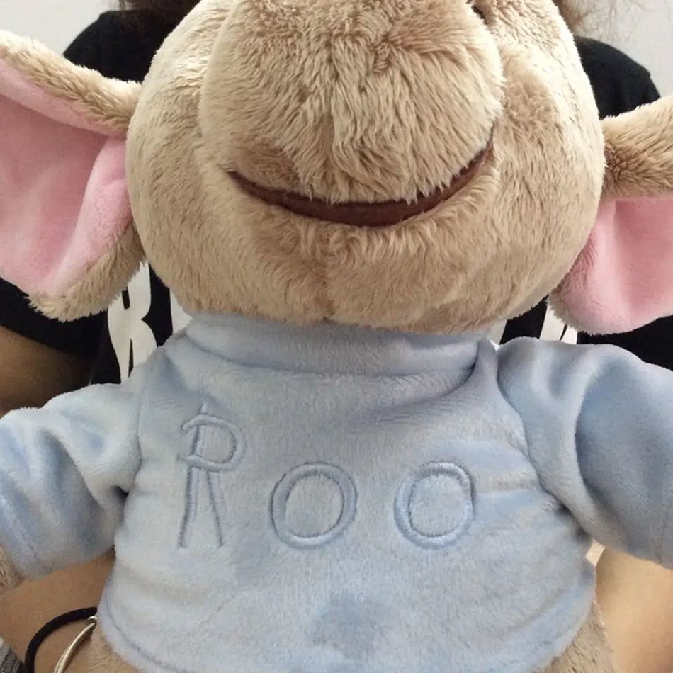 Peluche kangourou tendre enfant chambre déco douce