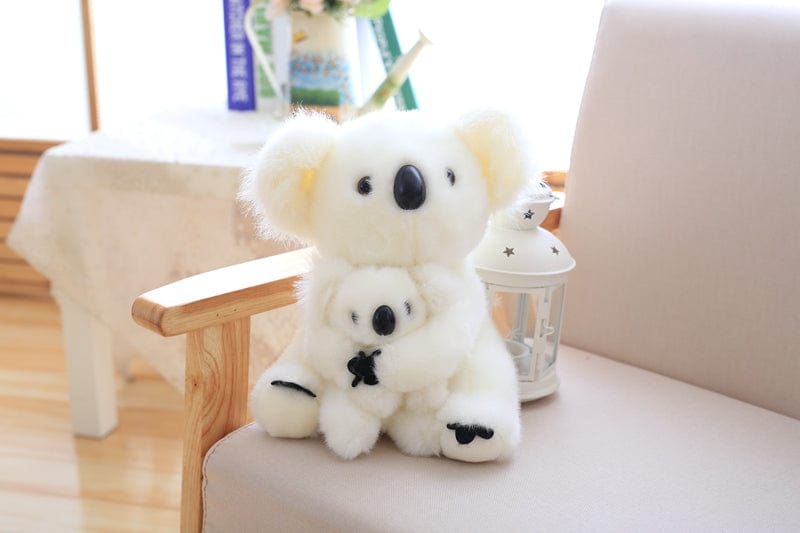Peluche koala avec son bébé