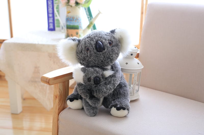 Peluche koala avec son bébé