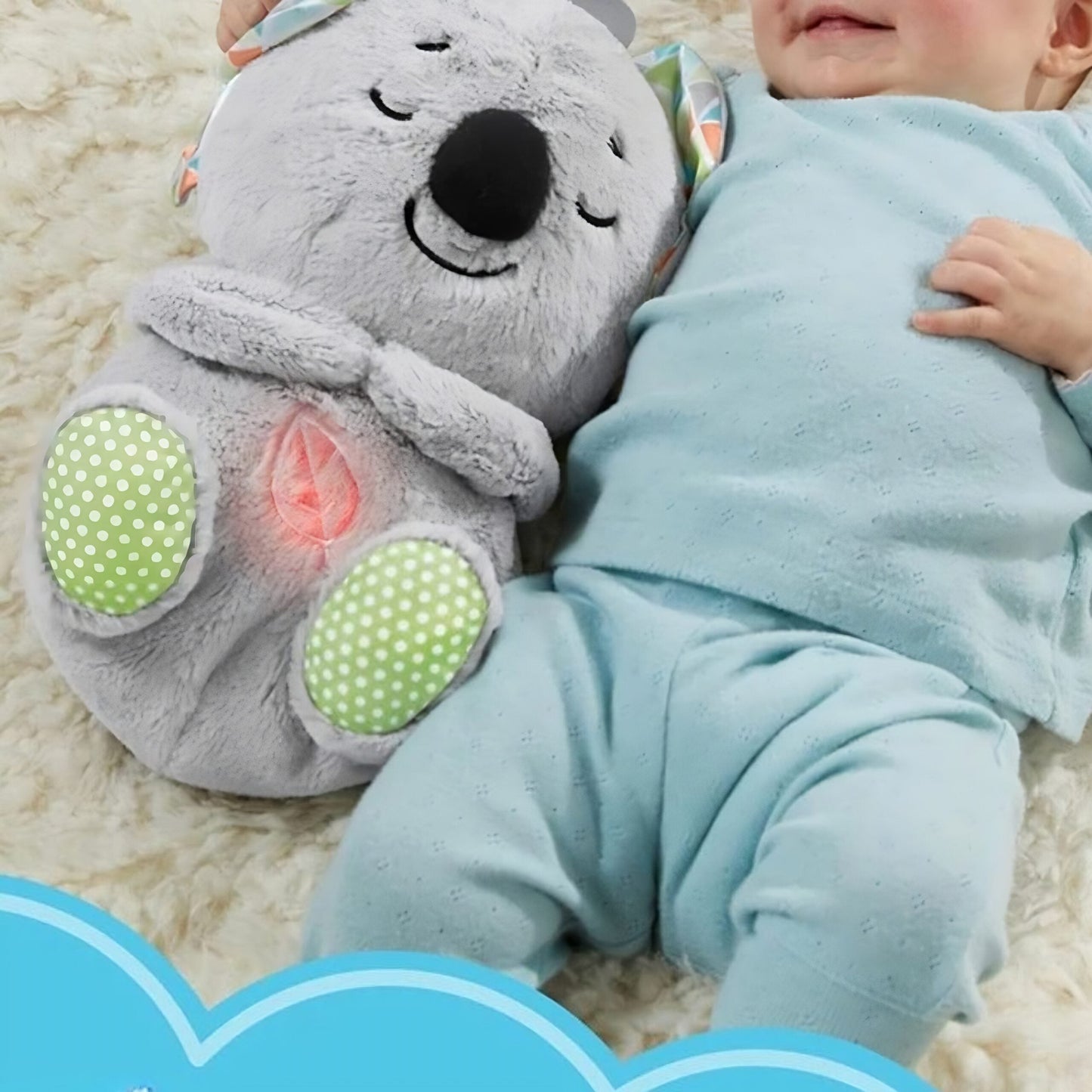 Peluche koala respirant doux câlin enfant chambre