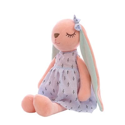 Peluche lapin aux longues oreilles
