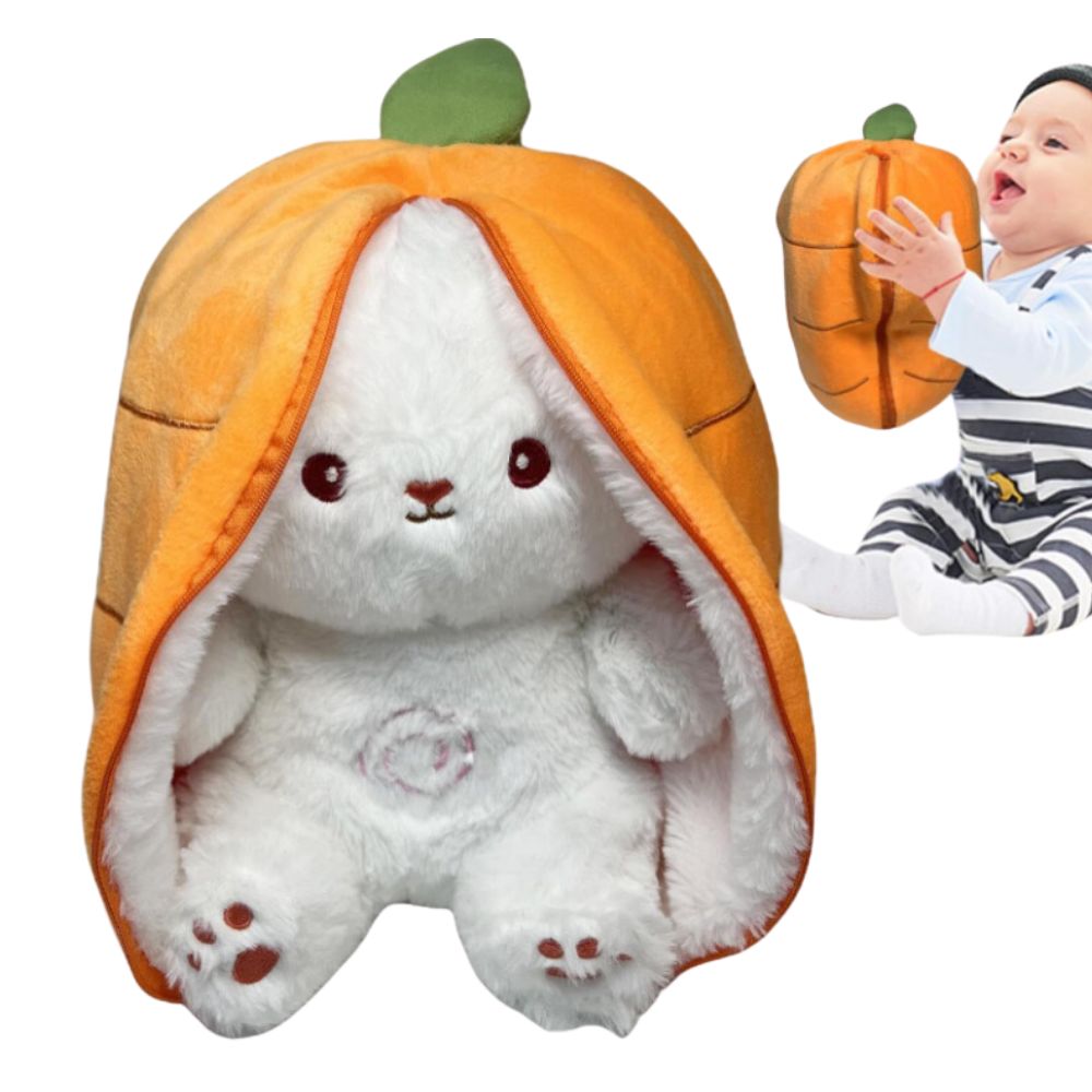 Peluche lapin carotte mélodie douce sommeil apaisant