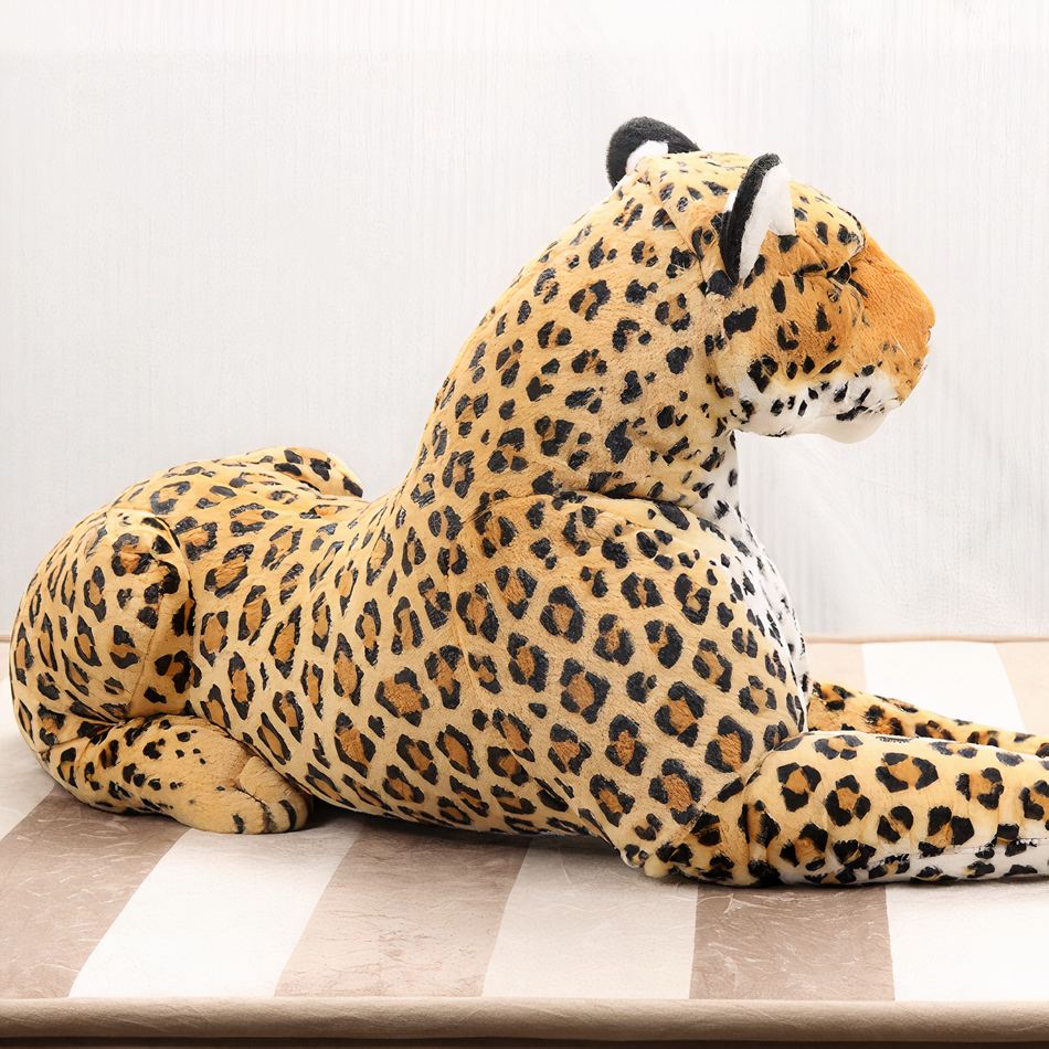Peluche Léopard géant doux enfant jungle câlin