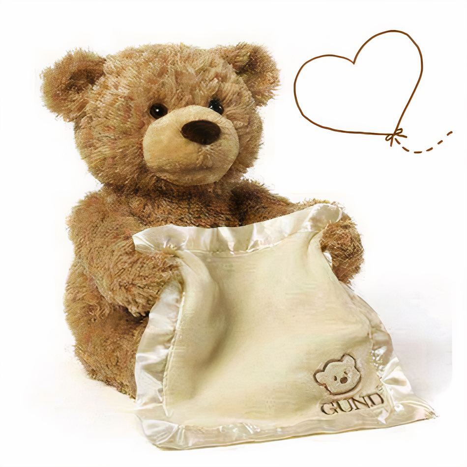 Peluche ours interactif doux câlin enfant ludique
