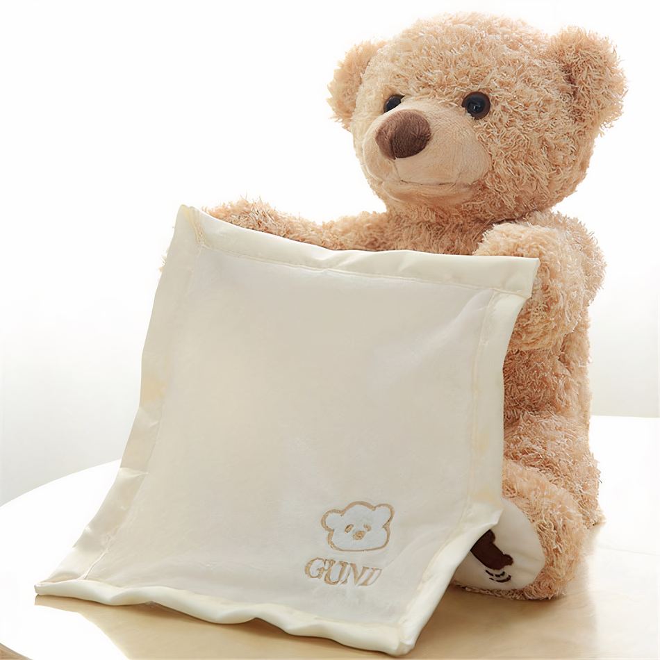 Peluche ours interactif doux câlin enfant ludique
