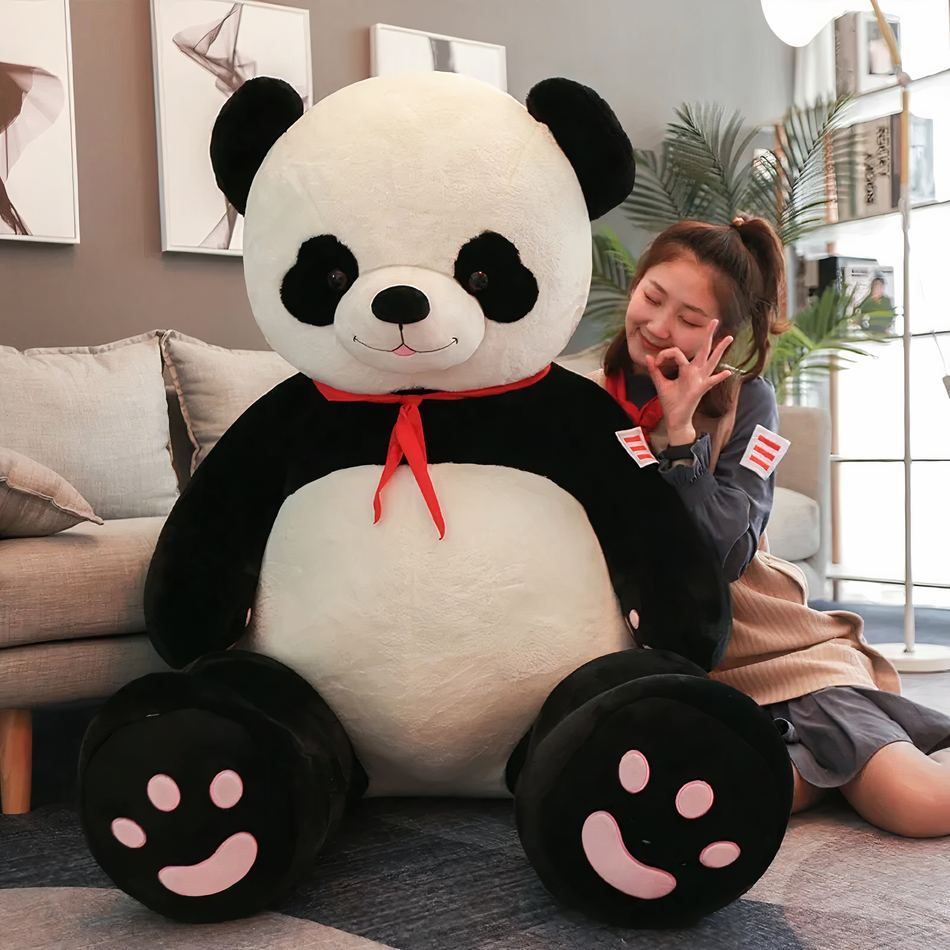Peluche Panda géant scout doux compagnon câlin enfant