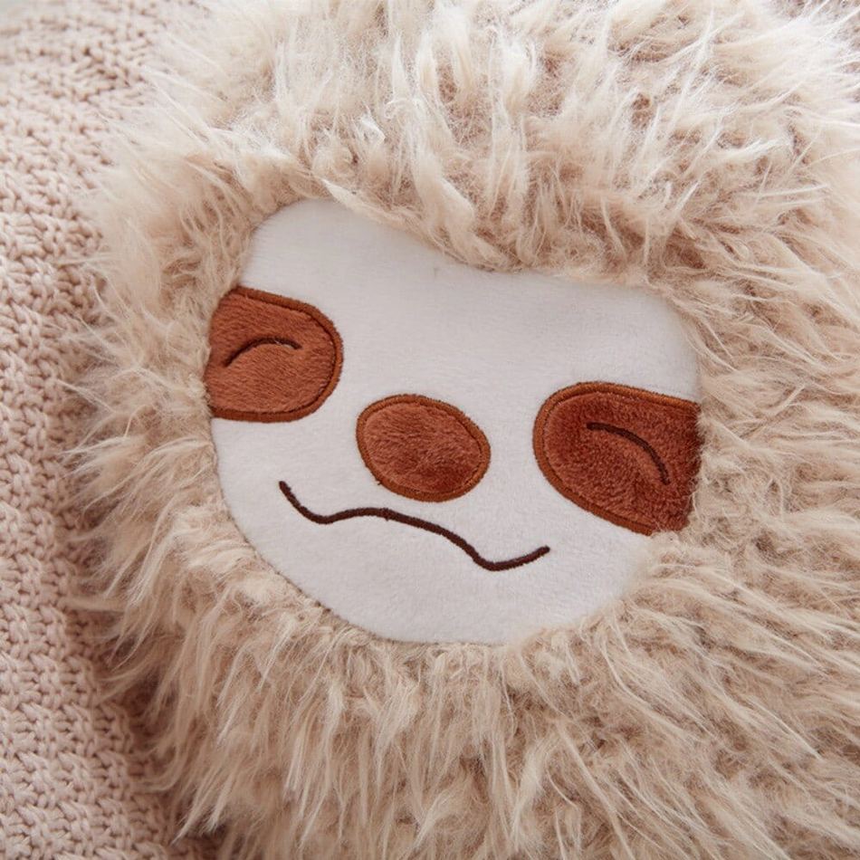 Peluche paresseux cœur enfant doux confortable câlin