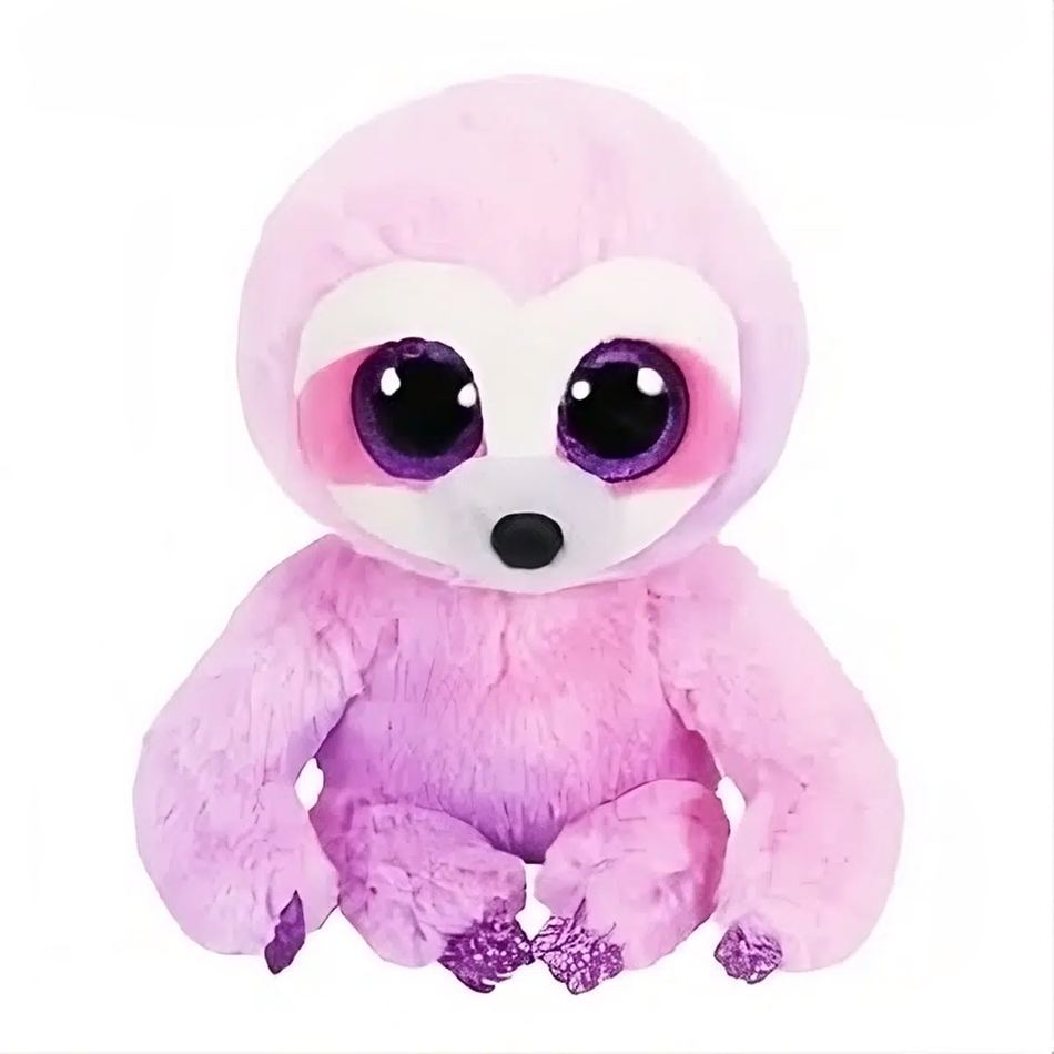 Peluche paresseux rose câlin doux pour enfant