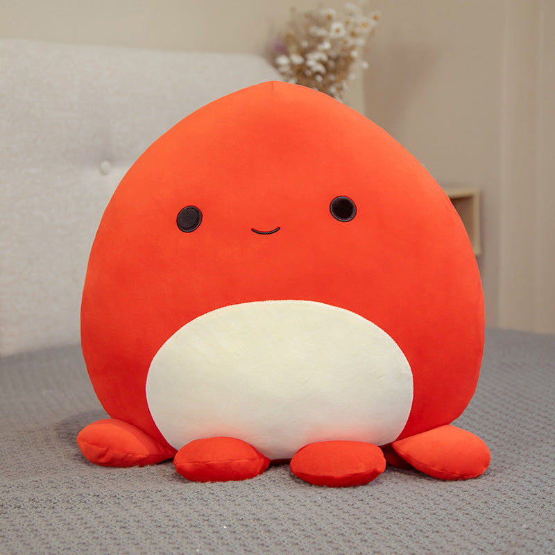 Peluche pieuvre oreiller doux confort maison cocooning