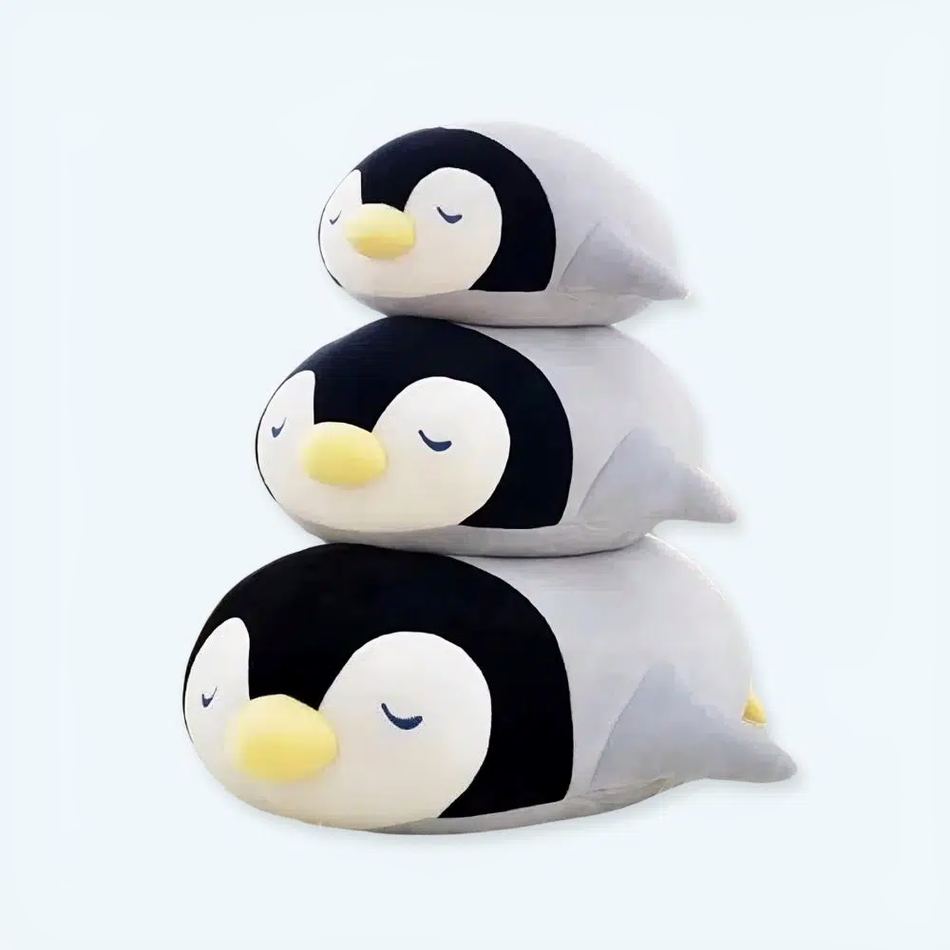 Peluche pingouin dodo douce nuit enfant câlin hiver