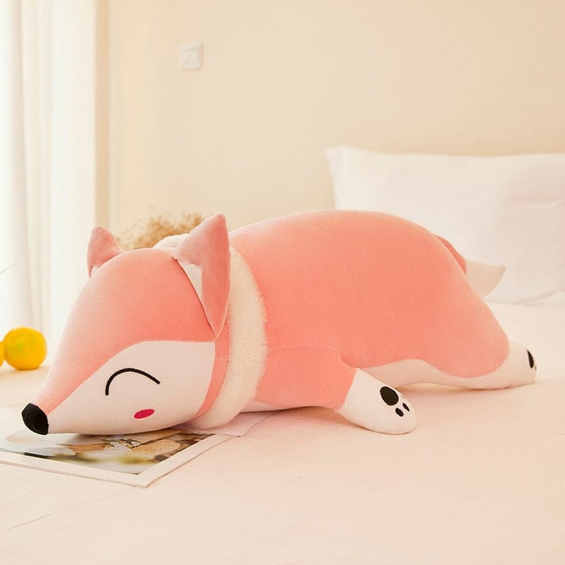 Peluche renard calme et endormi