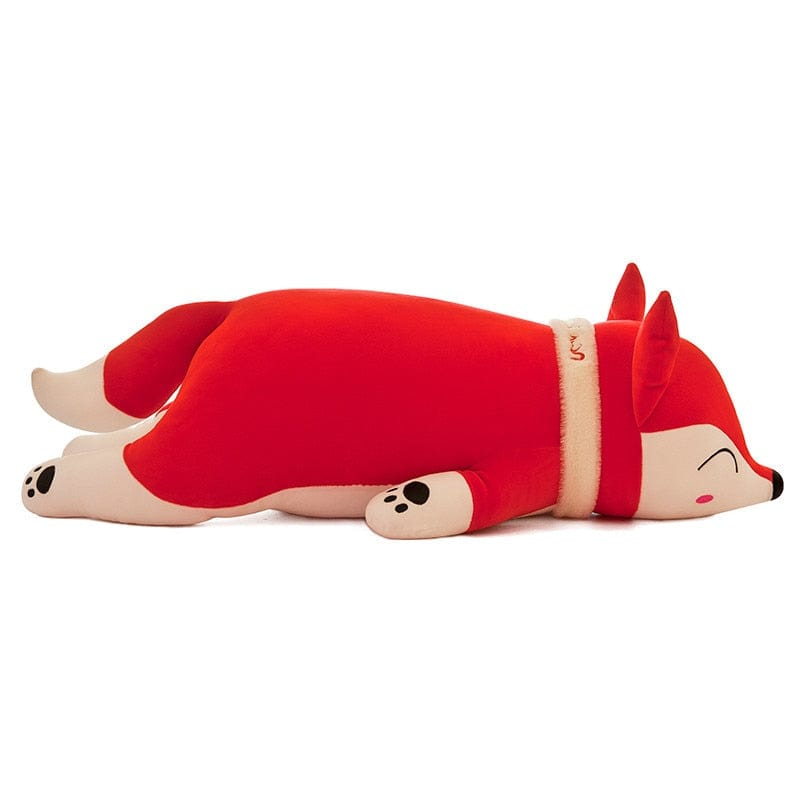 Peluche renard calme et endormi
