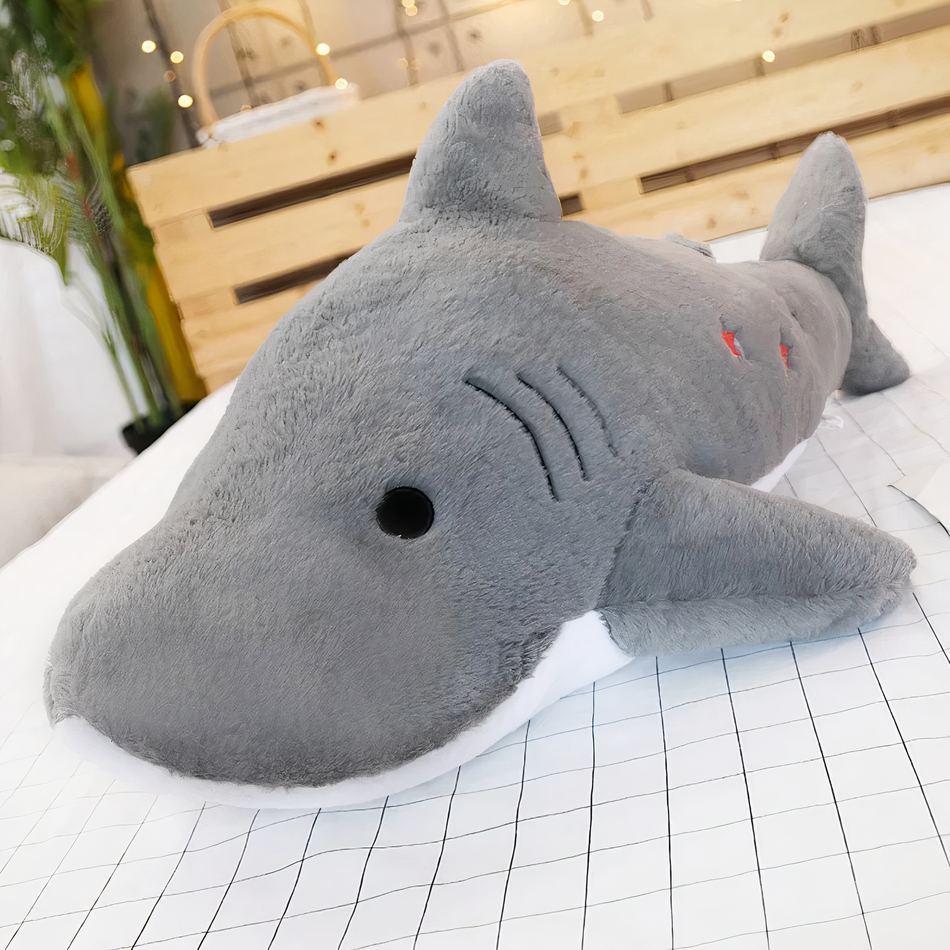 Peluche requin géant doux ami pour enfant marin