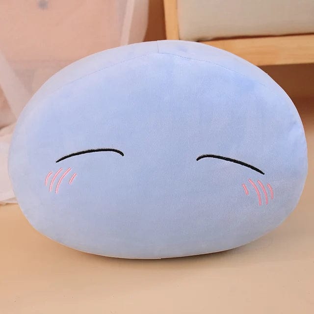 Peluche squishmallow gros pouf bleu et moelleux