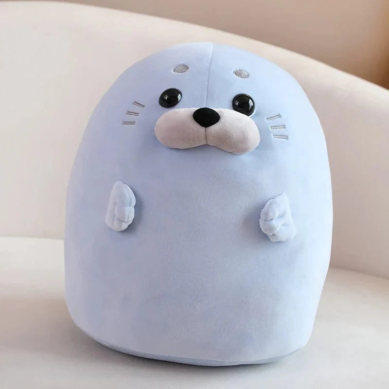 Peluche squishmallow phoque coloré