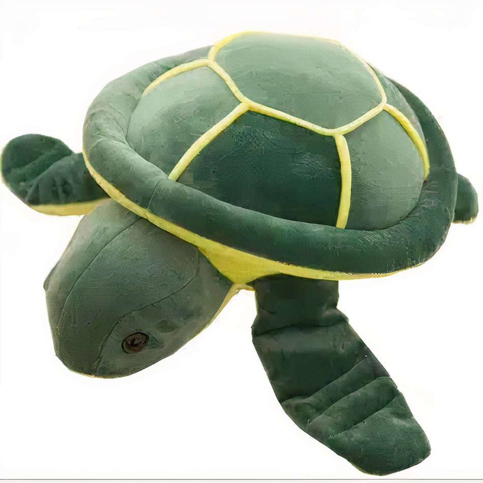 Peluche tortue bleue océan douce et réconfortante