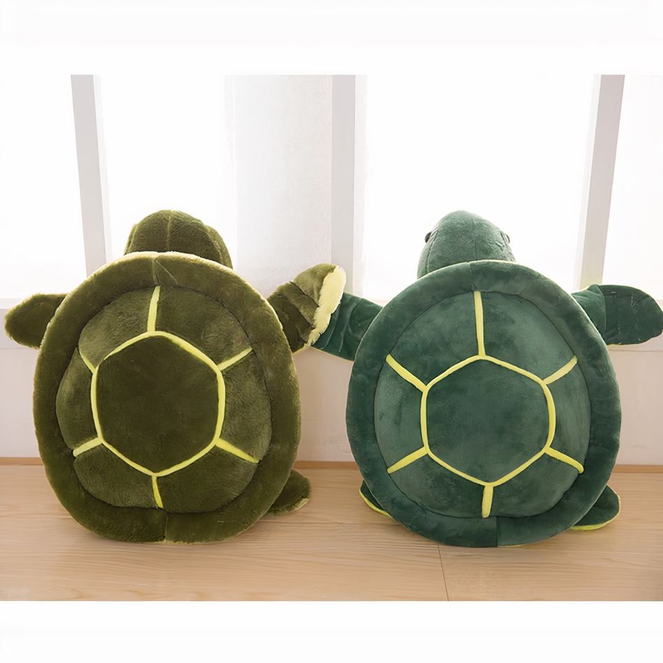 Peluche tortue bleue océan douce et réconfortante