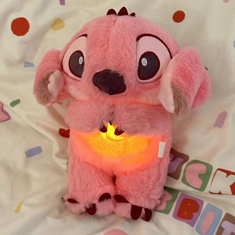 Peluche stitch qui respire à bruit blanc