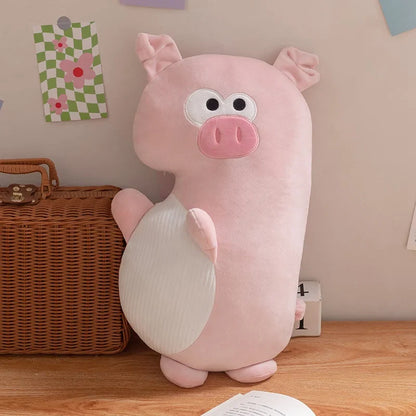 Peluche squishmallow cochon bagarreur