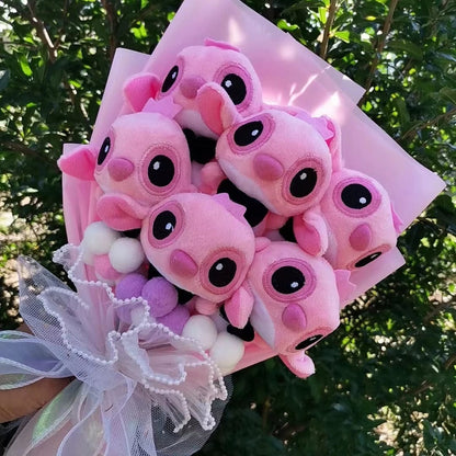 Bouquet de peluche Angel rose