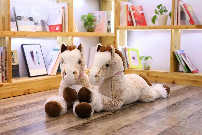 Cheval Peluche Géant  Tonnerre | Peluche World 120 cm