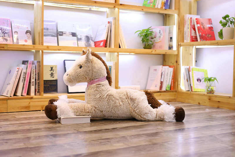 Cheval Peluche Géant  Tonnerre | Peluche World 120 cm