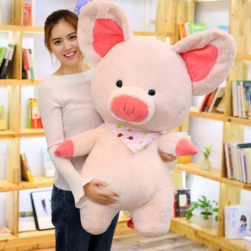 Cochon Peluche Géante  Pompom | Peluche World