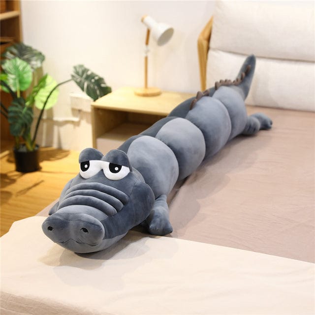 Crocodile en Peluche  Criko | Peluche World 80 cm / Gris