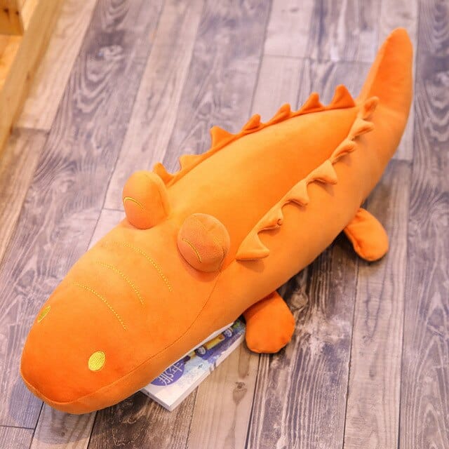 Crocodile Orange  Saurus | Peluche World 60 cm