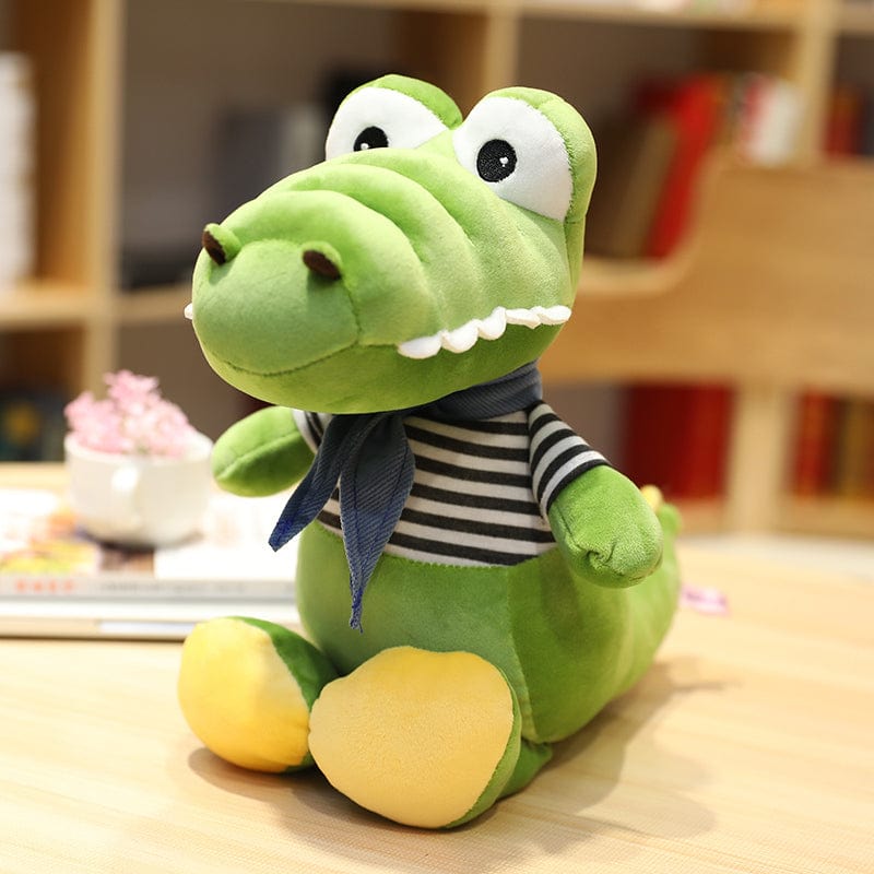 Crocodile Peluche Doudou  Gator | Peluche World 30 cm / Vert