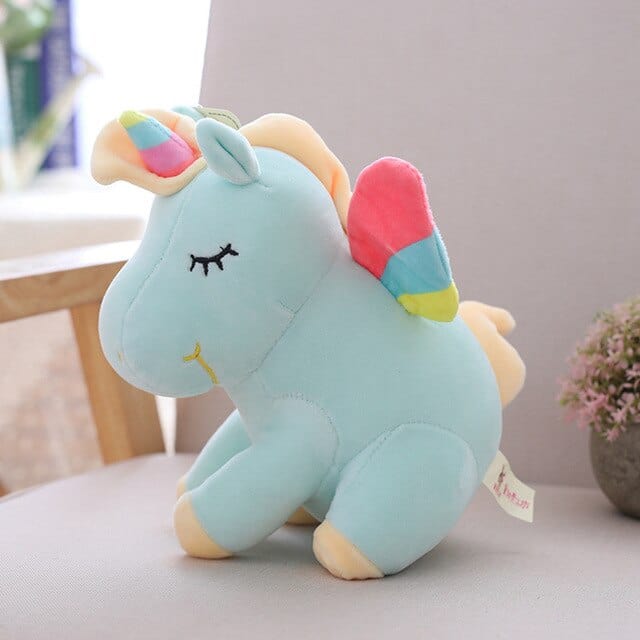 Grosse Peluche Licorne  Glitter | Peluche World 25 cm / Blue