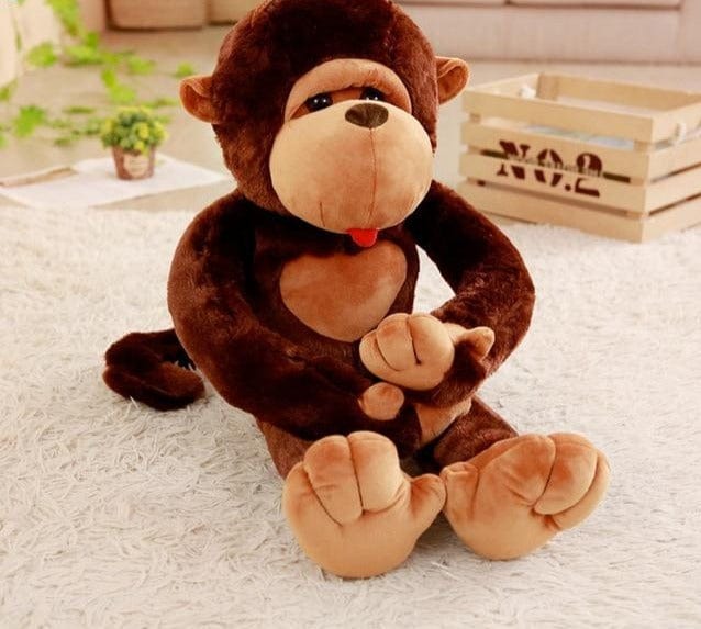 Grosse Peluche Singe  Câlinou | Peluche World 80 cm