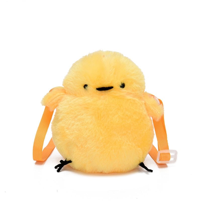 Le poussin de compagnie - sac à bandoulière en peluche